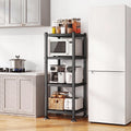 Wheeled Adjustable Metal 5-Tier Multi-Scene Storage Shelving Unit