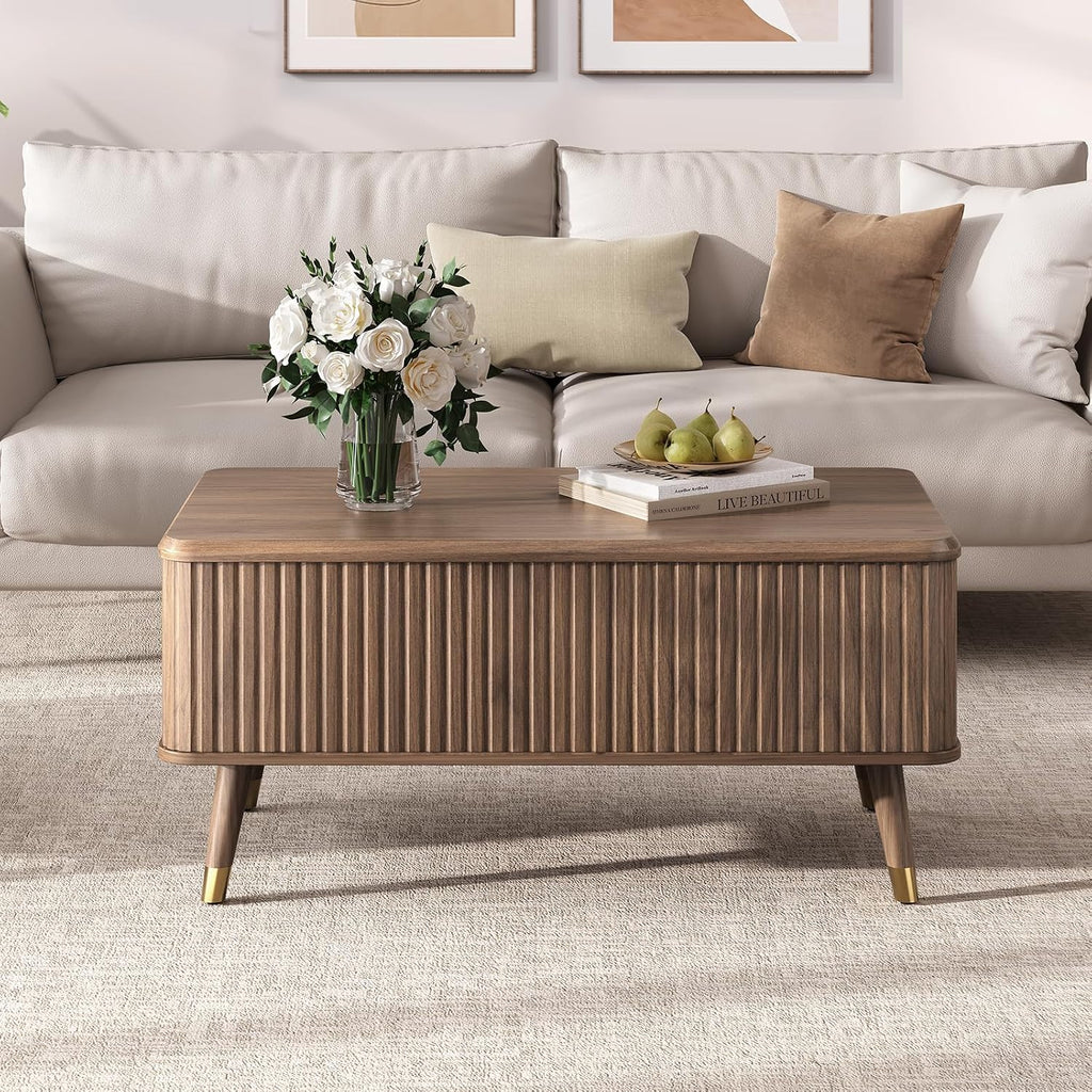 Walnut Lift Top Coffee Table