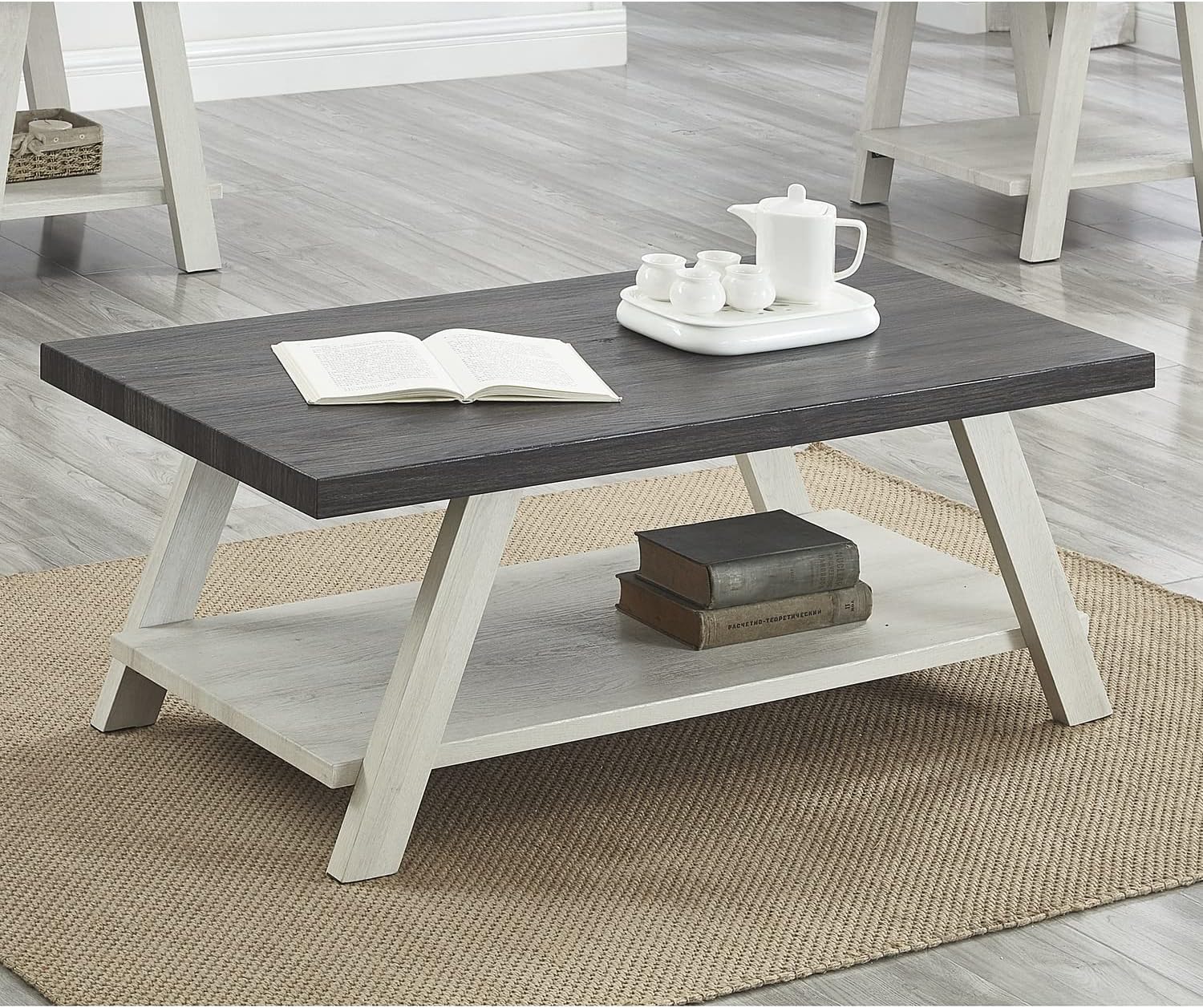 Charcoal Beige Athens Coffee Table