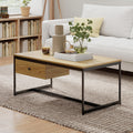 Walnut Drawer Storage Coffee Table