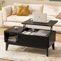 Walnut Fluted Lift Coffee Table