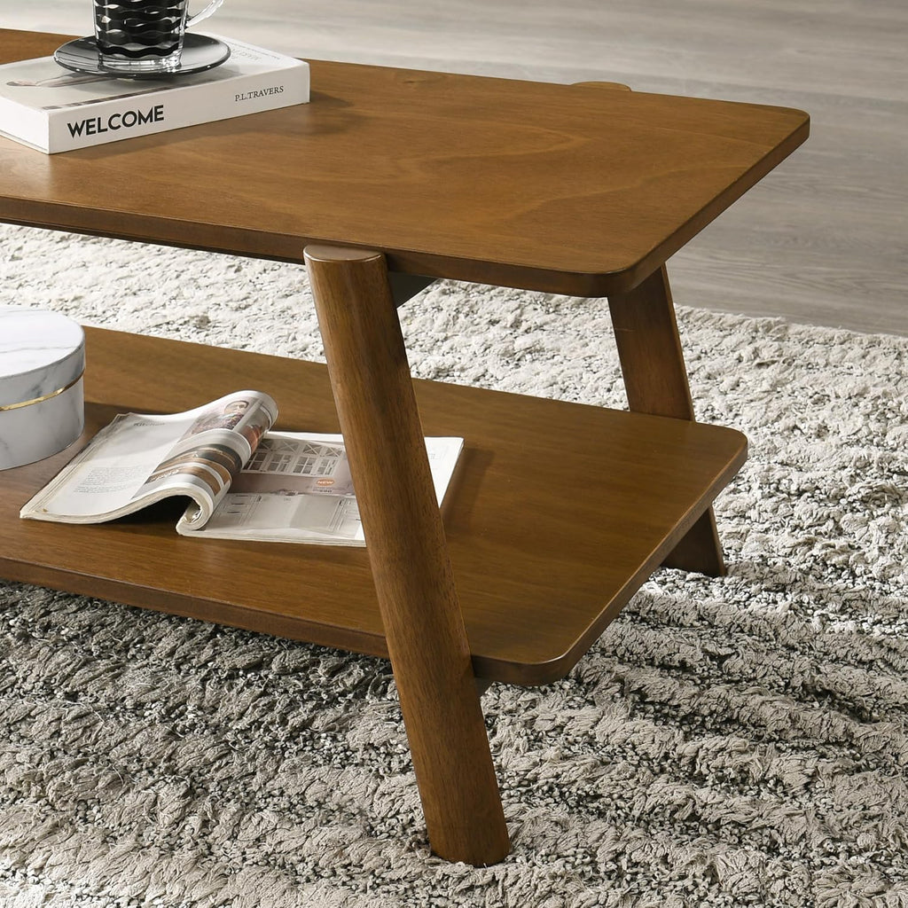 Walnut Mid-Century Coffee Table